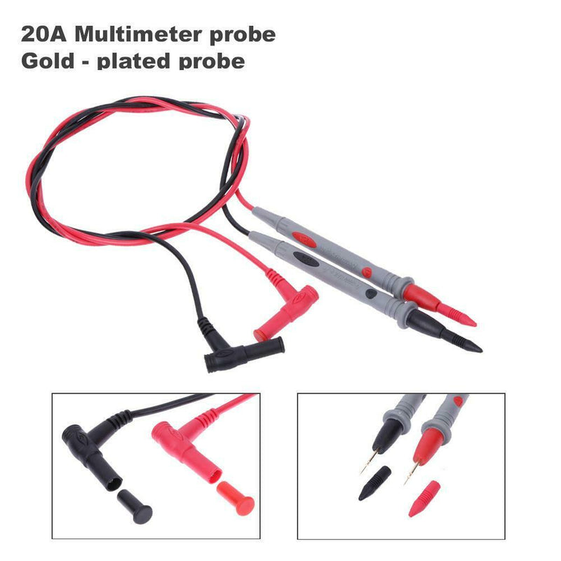 20A Universal Probe Test Leads for Multimeter Meter with Alligator Pliers A