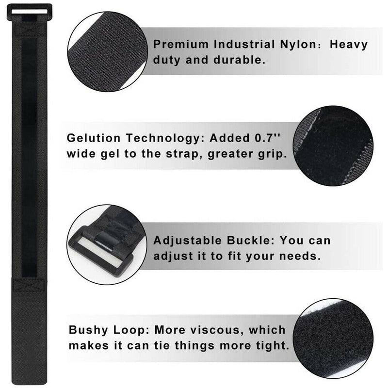 2pcs Bike Rack Straps Wheel Belt Durable Non Slip Cycling Bushy Loop Accessories