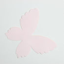100pcs Cut Out Fabric Butterfly for DIY Bridal Hair Accessories 55mm Pink