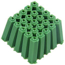 500 Pcs Green Masonry Screw Fixing Wall Anchor Plugs 6mm x 27mm