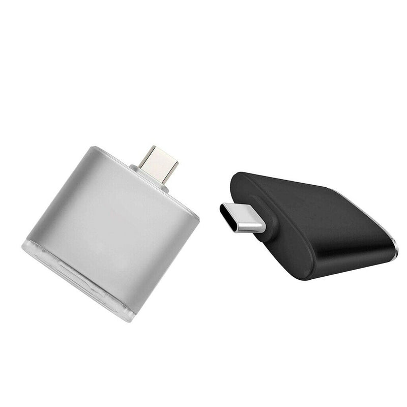 2 Pcs USB C Card Reader, USB C Card Reader Metal USB 3.1 Card Reader SD Card/TF