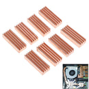 8pcs/set Memory Cooler RAM Heatsink Pure Copper Radiat3C