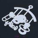 Cute Aeolian Bells DIY Metal Embroidery Stencil Scrapbook Craft Cutting Die