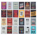 25Pcs Motivational Life Quotes Diary Stickers Skateboard Laptop Luggage Dec JR