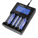 For 18650 20700 21700 32650 Li-Ion Ni-MH Battery XTAR VC4 USB Smart LCD Charger
