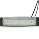 10x White 24V 6LED Side Marker Indicators Lights Lamp Bar Truck Trailer ROC