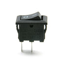 10Pcs 12V 2 Pin Car Boat Round Dot Light ON/OFF Rocker Toggle Switch Tool Black