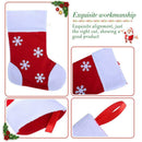 Scene Decor Supplies Christmas Snow Flakes Stocking Xmas Home Decoration