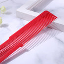 Hairdressing Carbon Anti-static Comb Wide Tooth Hair Clipper Comb (Red)