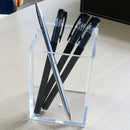 Acrylic Pen Holder 2 Pack,Clear Desktop Pencil Cup Stationery Organizer for R5X1