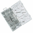 200pcs Extension & Compression Steel Spring Assortment Kit Carburetor Flat Hoop