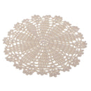 7" Round Cotton Crochet Lace Doily Placemat Table Mug Cup Mat Decor Coasters