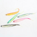 5pcs Soft Lure for Fly Fishing Shad Worm Swimbaits Jig Head Bait Lures