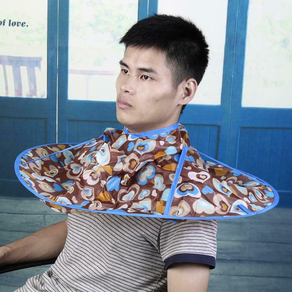 Child Kid Bib Hair Cutting Cape Barber Styling Salon Barber Cape Waterproof A#S