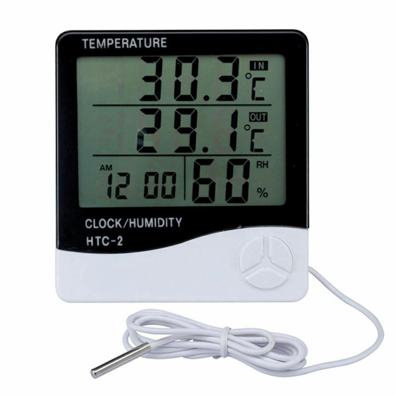 Multi-function Digital LCD Indoor and Outdoor Thermometer Hygrometer Weath JAS