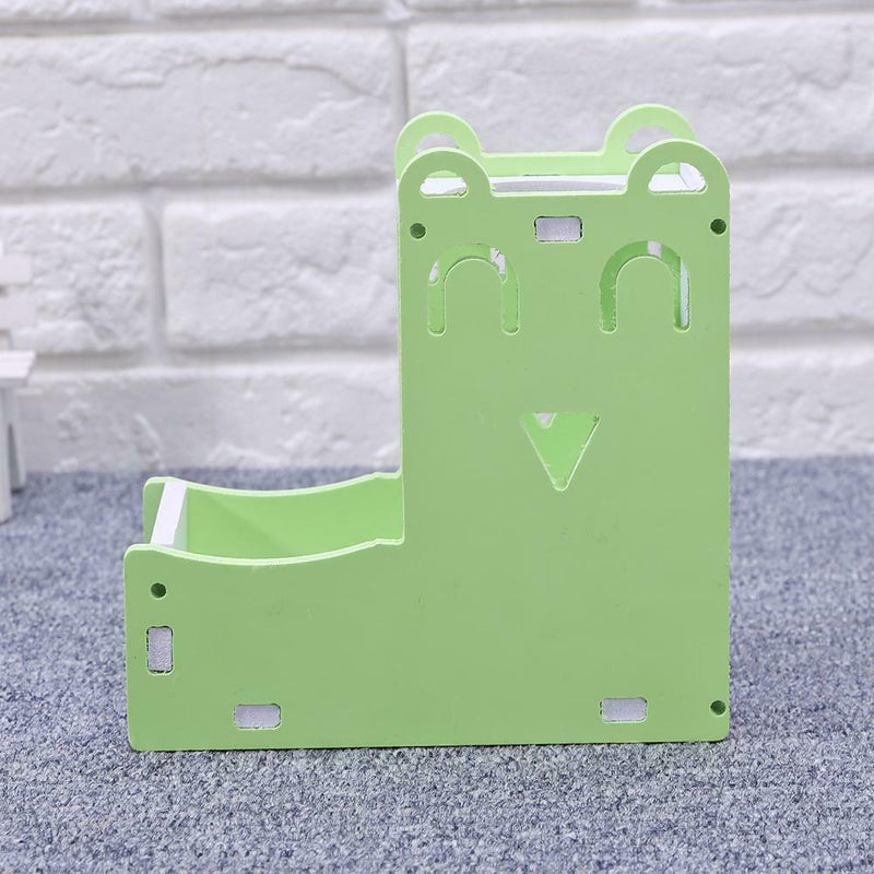 Hamster Automatic Water Fountain Drinker Food Feeder Playing Cage (Green) A