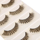 Handmade False Eyelashes Soft Cotton Stalk Natural Cross Long Eyelashes