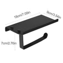 Space Aluminum Toilet Paper Holder Bathroom Black Tissue Box Bathroom Acces V1O5