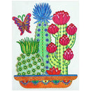 5D DIY Special Shaped Diamond Painting Cactus Cross Stitch Mosaic Craft Kit