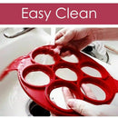 Flip Cooker Pancakes Mold - New Upgrade Silicone Pancake Molds 7 Circles Rk N3T7