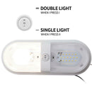 48 LED Dome Light Interior Ceiling Lamp with Switch for RV Marine Boat Yacht