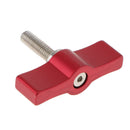 Aluminum M5 Adjust Tighten Locking Rotating Knob T-shaped Handle Screw Red