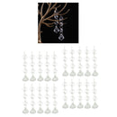 20PIECE Acrylic Crystal Beaded Diamond Beads Wedding Party Christmas Tree Decor