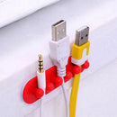 2pcs Desk Tidy Wire Drop USB Charger Cable Clip Cord Holder Organizer Line Fixer