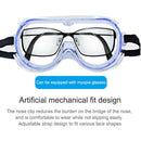 Safety Goggles Glasses Anti Fog Scratch Resistant UV Protective Over Deluxe