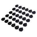 30 Pcs/lot High Quality Simple Pure Black Dart Flights for Outdoor Sports 3C