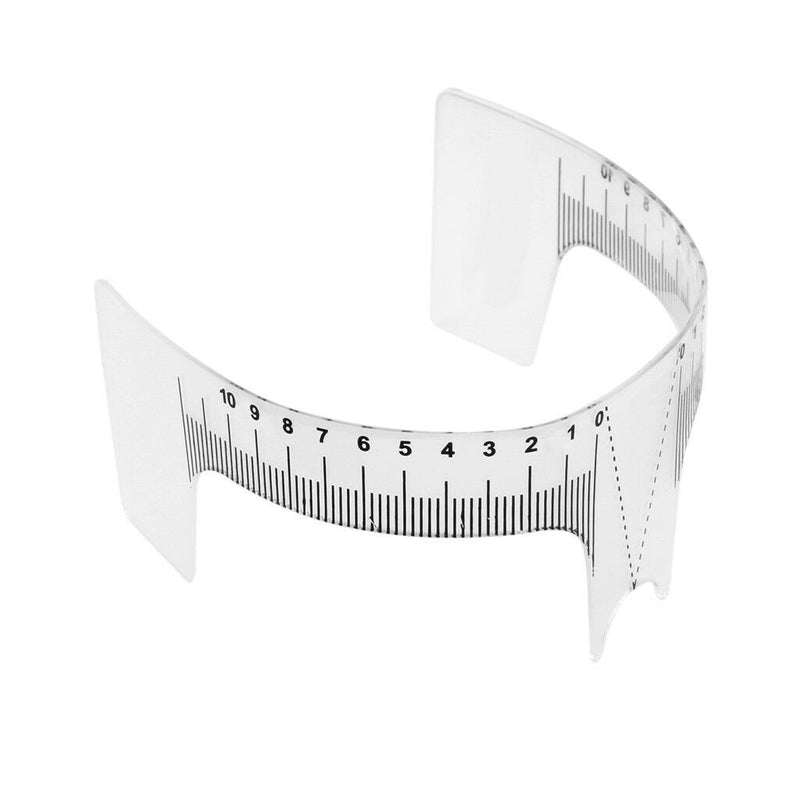 Women Lady Eyebrow Grooming Stencil Ruler Template Make Up Shaper DIY Tool