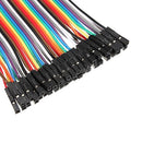 10CM Male To Female Jumper Wire Ribbon Cable Arduino pin header 40pcs3U Cy