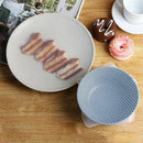 Silicone Storage Covers, 4 Pack of Various Sizes Silicone Stretch Lids for  Q5I8
