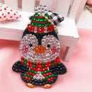 4pcs DIY Full Drill Special Shaped Diamond Painting Cute Animal Key Chain