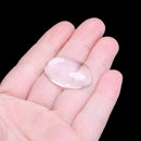 10PCS Oval Crystal Transparent Clear Glass Cabochon Dome Decor 20x30mm