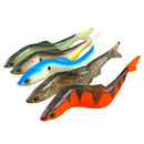 5pcs 130mm 12.7g Soft Fishing Lures Aluminum Plate Inside Artificial Baits