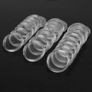 100PCS Clear Round Plastic Coin Capsule Container Storage Box Holder Case 27mm