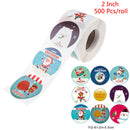 2Inch Christmas Stickers Envelope Gift Stationery Cards Package Party Seal SEAU