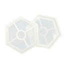 Diy Hexagon Mold 2 Pack Diy Silicone Coaster Molds, Hexagon Coaster Silicon