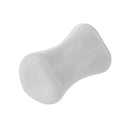 1 Pair Acrylic Hollow Heart Ear Tunnels Plugs Ear lets 6mm White