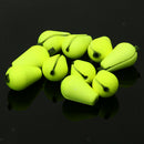 Tear Drop Foam Strike Indicator For Fly Fishing (20 x 10mm) Yellow 6 Pieces