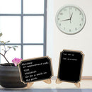 10pcs Round Angle Wooden Craft Message Blackboard Chalkboard Wedding Decor