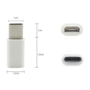 White USB 3.1 Type C Male to Micro USB Female Data Adapter for Tablet&Phone  Z
