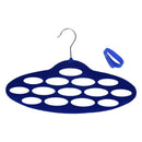 High-grade flocking creative porous oval necktie scarf rack holder /belt ha N1M1