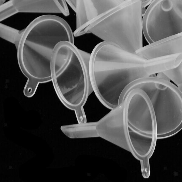 50 Pieces Funnels For Filling Perfume Diffuser Bottle Liquid Oil Round