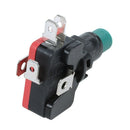 12V DC LED Light Illuminated Green Round Momentary Push Button Switch 1 NO  N5I2