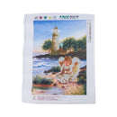 5D DIY Diamond Painting Cross Stitch Decor, Lighthouse Little Angel