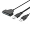 Adapter USB 2.0 SATA 7+15Pin Cable for 2.5inch HDD Laptop Hard Disk Drive