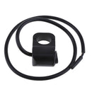 Waterproof 12V Motorcycle Aluminium 7/8" Headlight Switch with 3 Wire Black