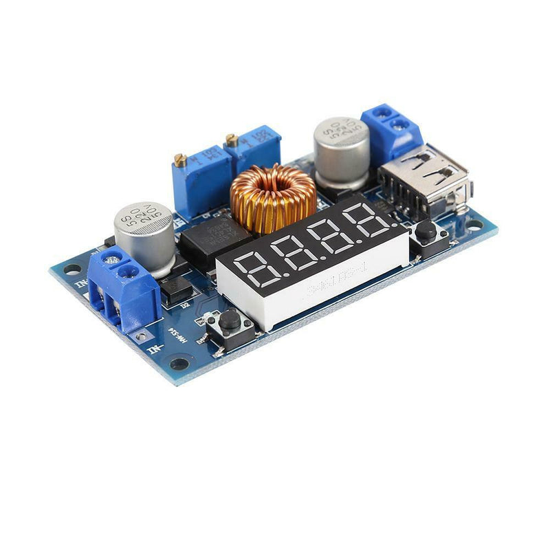 2 in 1 5A DC-DC Adjustable Power Step-down Buck Module CC/CV Charge Board